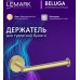 Держатель для туалетной бумаги Lemark Белуга_Beluga, сталь, брашированное светлое золото