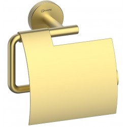 Держатель для туалетной бумаги Lemark Белуга_Beluga, сталь, брашированное светлое золото