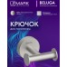 Крючок для полотенец Lemark Белуга_Beluga, сталь, брашированный никель