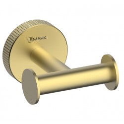 Крючок для полотенец Lemark Белуга_Beluga, сталь, брашированное светлое золото