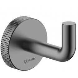 Крючок для полотенец Lemark Белуга_Beluga, сталь, графит