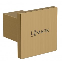 Крючок для полотенец Lemark Валдай_Valday, сталь, брашированное золото