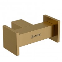 Крючок для полотенец Lemark Валдай_Valday, сталь, брашированное золото LMA-8111S1-BRG