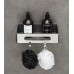 Полка для душа прямая Lemark ШЕЛФ ЛАЙН_SHELF LINE из нерж. стали с крючками, хром/вставка-пластик графит Полка для душа прямая Lemark ШЕЛФ ЛАЙН_SHELF LINE из нерж. стали с крючками, хром/вставка-пластик графит