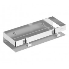 Полка для душа прямая Lemark 300 мм ШЕЛФ ЛАЙН_SHELF LINE из нерж. стали с крючками, хром 9771049