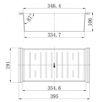 Кухонная мойка Lemark  IORDANA 780 прямоугольная из нержавеющей стали с аксессуарами в комплекте: ролл-мат, коландер, разделочная доска цвет: Чёрный матовый (9932120)