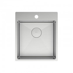 Кухонная мойка Lemark JANGA 440 прямоугольная из нержавеющей стали цвет: Сталь 9937101