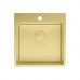 Кухонная мойка Lemark JANGA 490 прямоугольная из нержавеющей стали цвет: Светлое золото 9938106