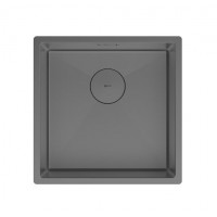 Кухонная мойка Lemark OLANGA 440 прямоугольная из нержавеющей стали цвет: Графит 9936123