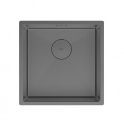 Кухонная мойка Lemark OLANGA 440 прямоугольная из нержавеющей стали цвет: Графит 9936123