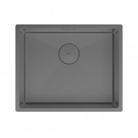 Кухонная мойка Lemark OLANGA 540 прямоугольная из нержавеющей стали цвет: Графит 9936127