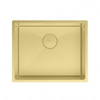 Кухонная мойка Lemark OLANGA 540 прямоугольная из нержавеющей стали цвет: Светлое золото 9938126