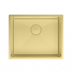 Кухонная мойка Lemark OLANGA 540 прямоугольная из нержавеющей стали цвет: Светлое золото 9938126