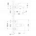 Смеситель Lemark Nero LM0214C для ванны