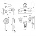 Смеситель Lemark Luna LM4134C для ванны