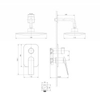 Душевой комплект Lemark Allegro (LM5929C)
