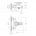 Смеситель для ванны Rossinka T (T40-31)